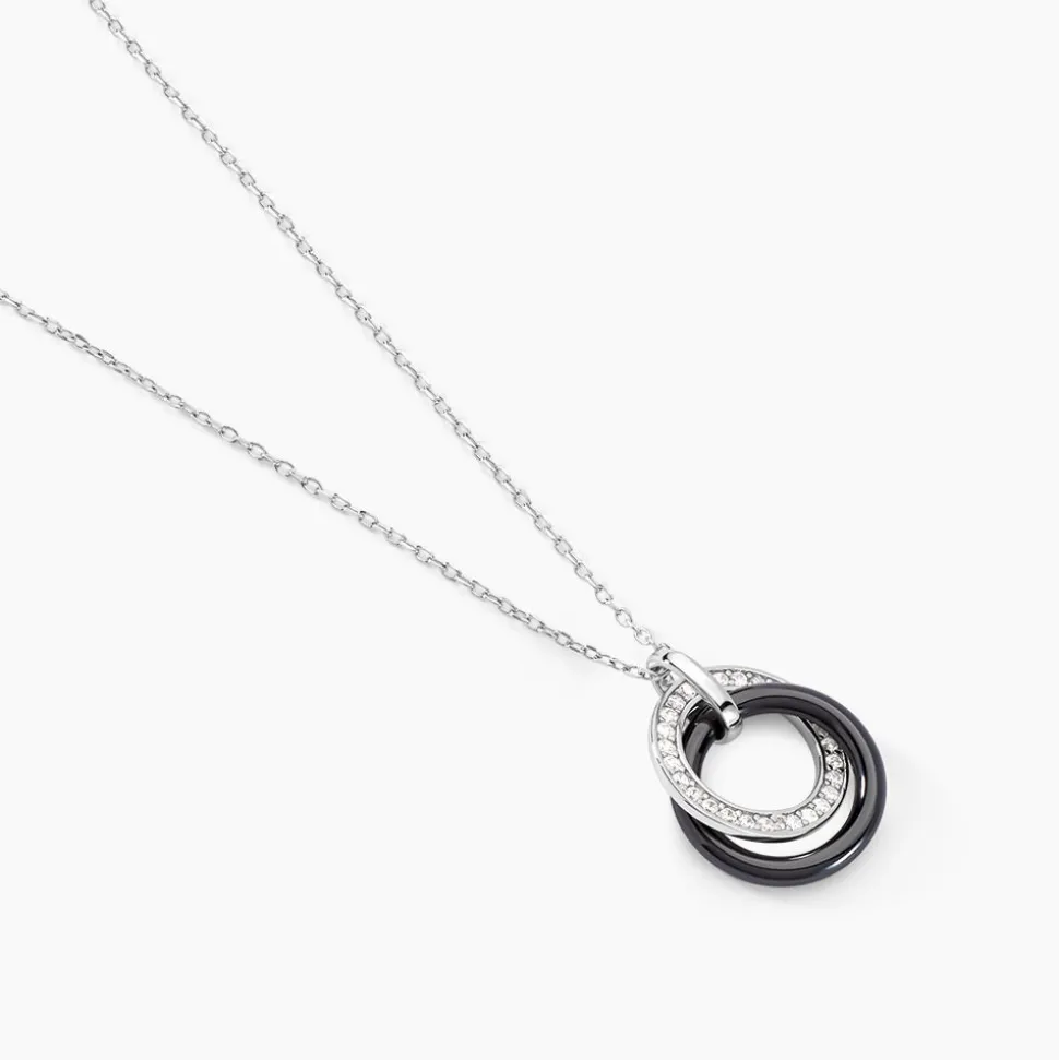 Collier Grizzel Argent Blanc Oxyde De Zirconium