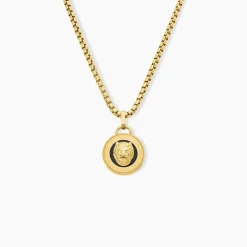 Collier Guess Lion King Acier Jaune|GUESS BIJOUX Hot