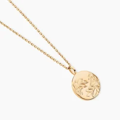 Collier Hanaelle Plaque Or Jaune|Marc Orian Outlet