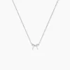 Collier Haria Argent Blanc