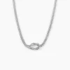 Collier Haria Argent Blanc