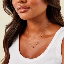 Collier Haria Argent Blanc|Marc Orian Online