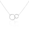 Collier Havana Argent Blanc