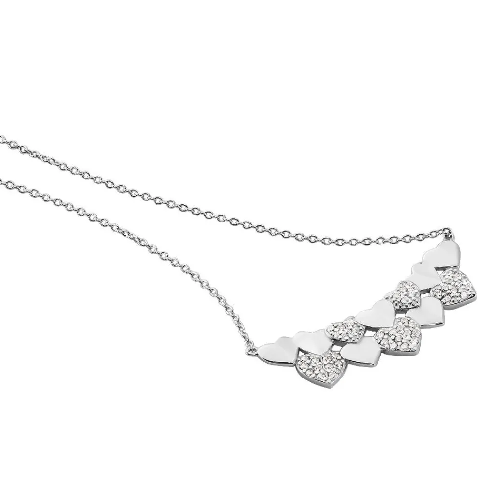 Collier Haylee Argent Blanc Oxyde De Zirconium|Marc Orian Online