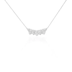 Collier Haylee Argent Blanc Oxyde De Zirconium|Marc Orian Online