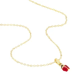 Collier Helidie Coccinelle Or Jaune