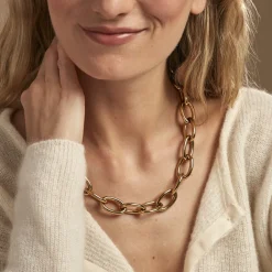 Collier Hennie Acier Doré|Marc Orian Outlet
