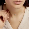 Collier Hildana Or Blanc Oxyde De Zirconium|Marc Orian Best