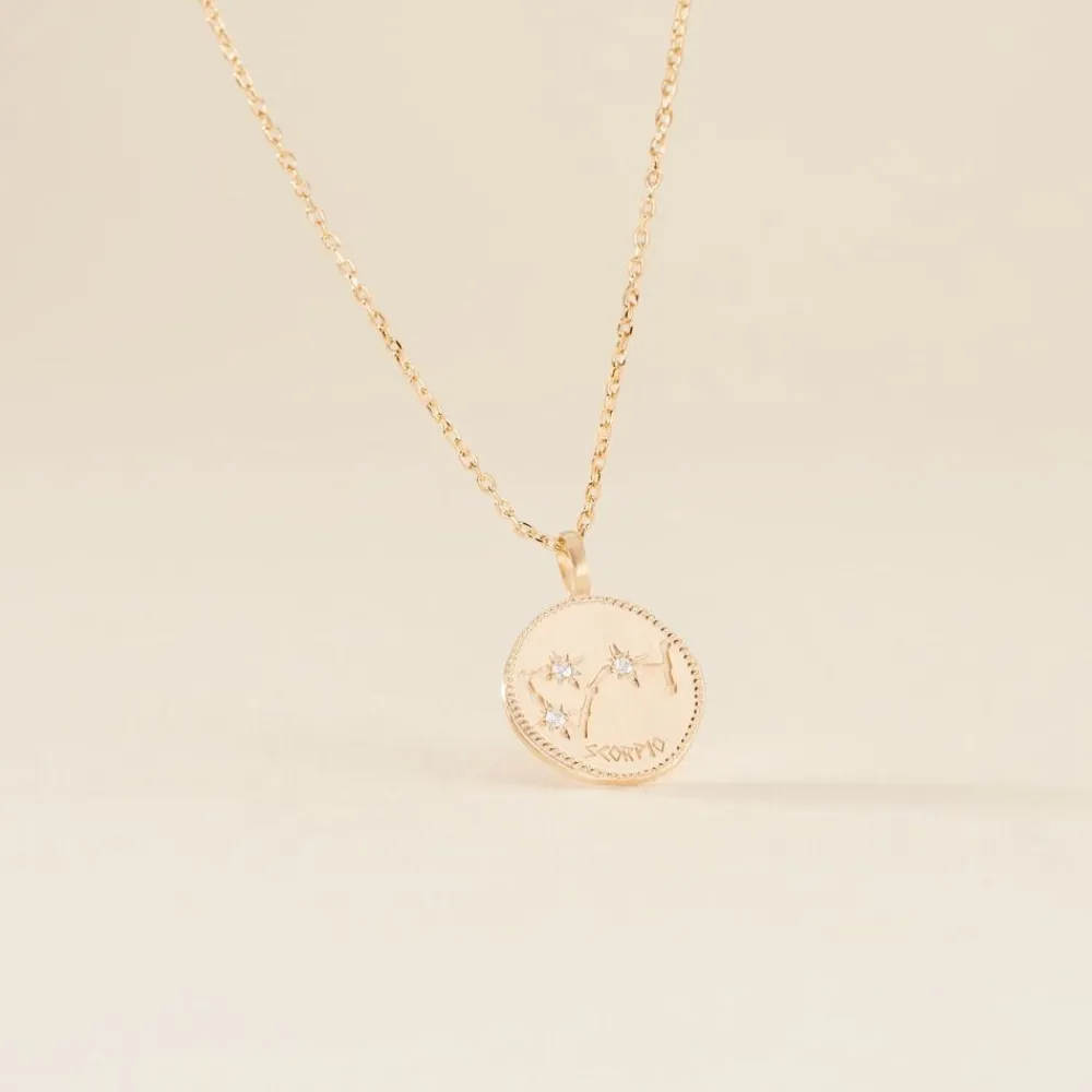 Collier Iago Plaqué Or Oxydes De Zirconium|Marc Orian