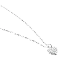 Collier Idan Argent Blanc Oxyde De Zirconium|Marc Orian Discount