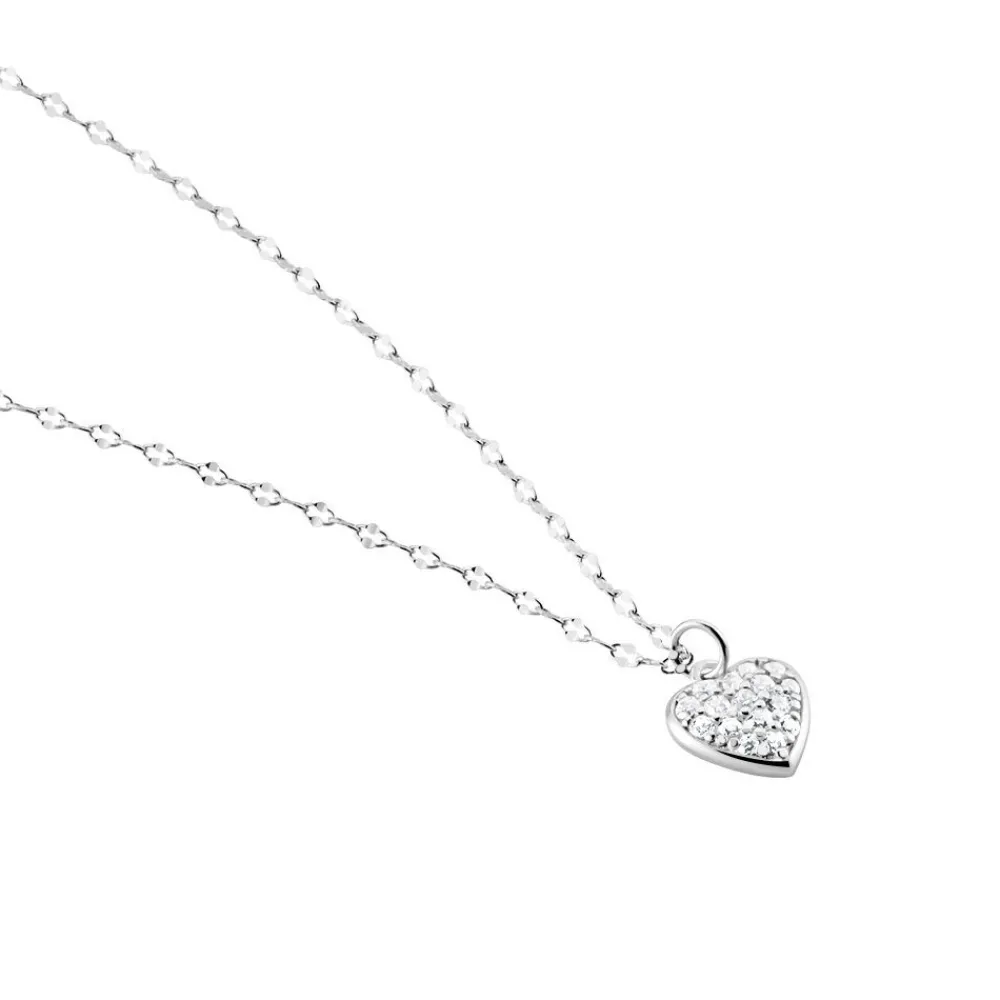 Collier Idan Argent Blanc Oxyde De Zirconium|Marc Orian Discount
