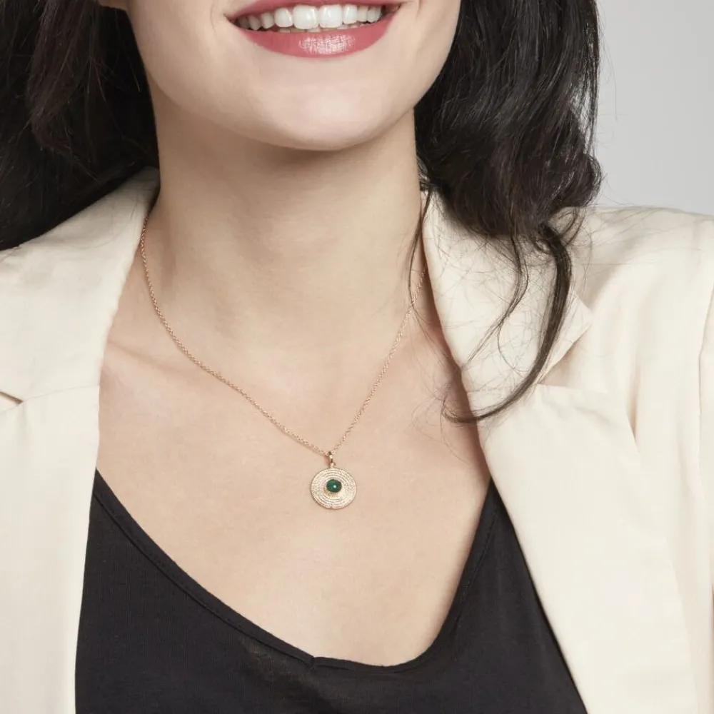 Collier Ilia Plaqué Or Jaune Verre|Marc Orian New