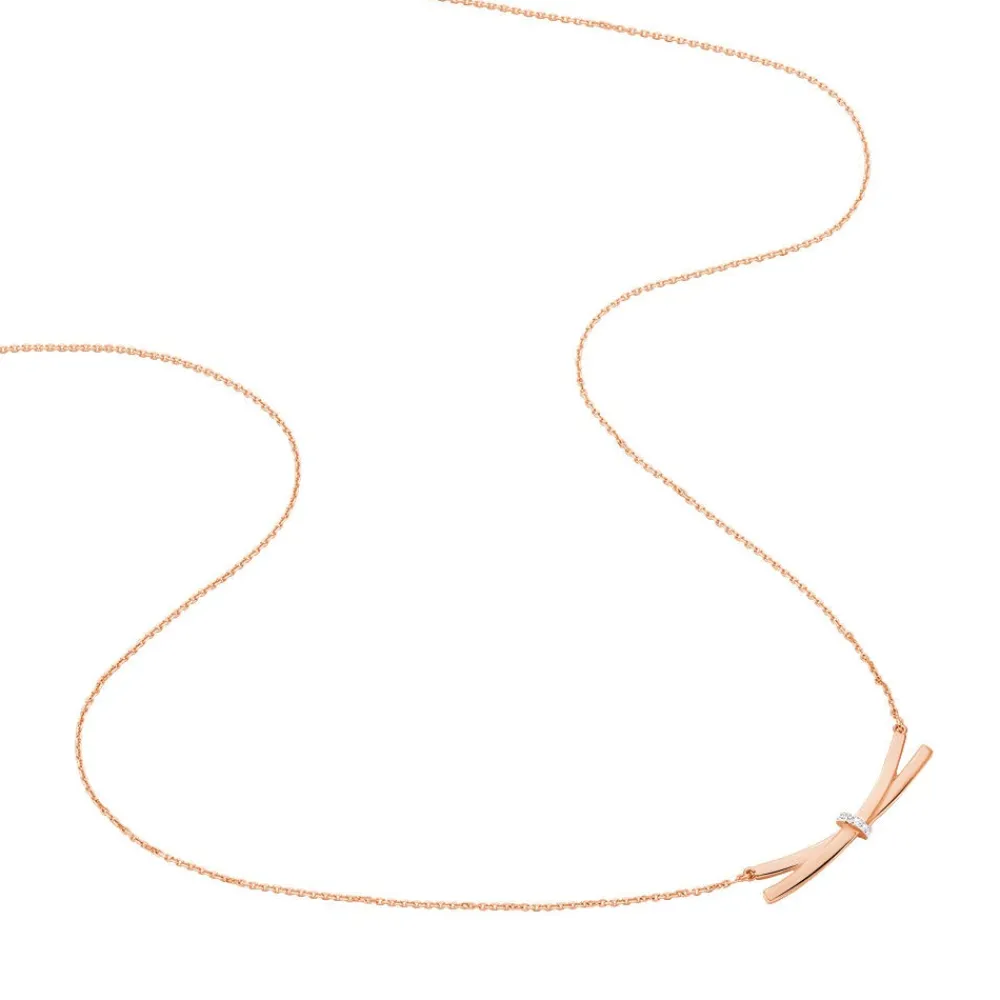 Collier Ilvia Or Rose Diamant|Marc Orian Hot