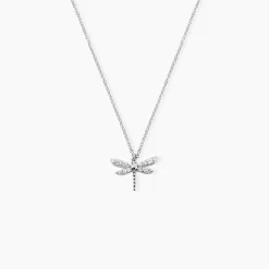Collier Indiana Argent Blanc Oxyde De Zirconium
