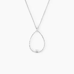 Collier Inez Argent Blanc Oxyde De Zirconium|Marc Orian Best