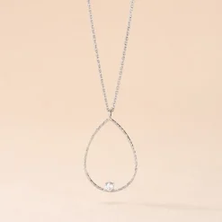 Collier Inez Argent Blanc Oxyde De Zirconium|Marc Orian Best