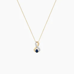 Collier Iolo Or Jaune Saphir
