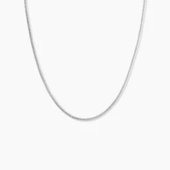 Collier Iroise Argent Blanc