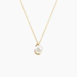 Collier Isaure Or Jaune Perle De Culture