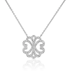 Collier Isse Argent Blanc Oxyde De Zirconium|Marc Orian Online