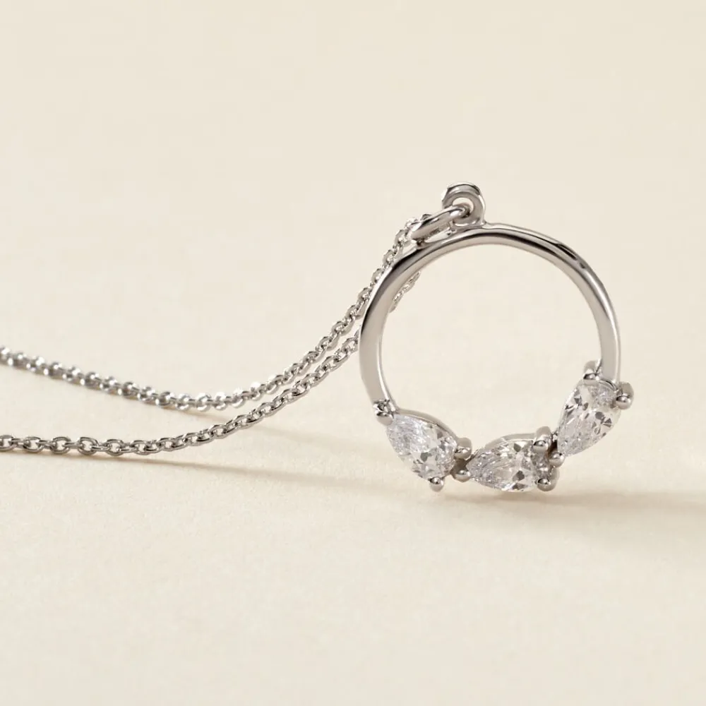 Collier Izamal Argent Blanc Oxyde De Zirconium|Marc Orian Sale