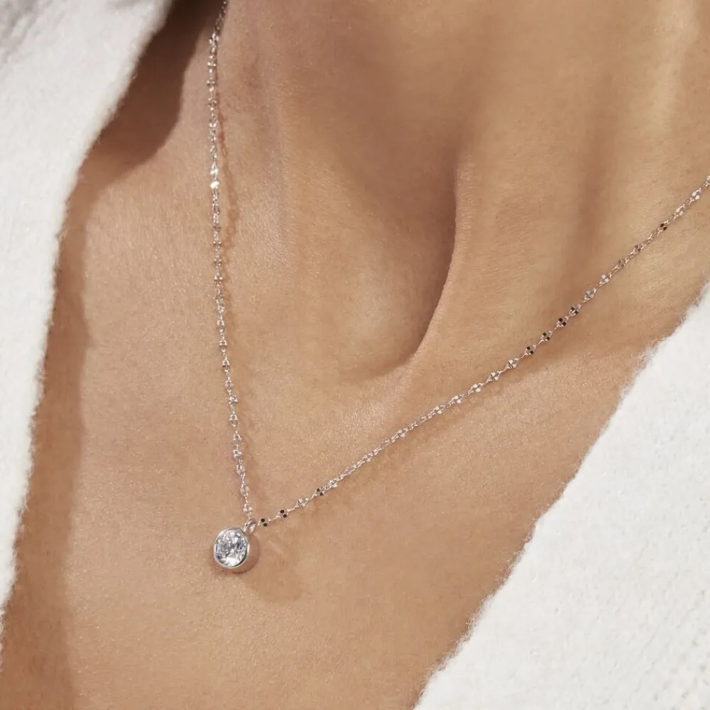 Collier Jaclyn Argent Blanc Oxyde De Zirconium|Marc Orian Hot