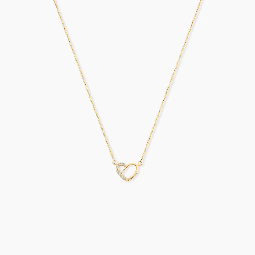 Collier Jada Or Jaune Oxyde De Zirconium