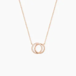 Collier Janne Argent Rose Oxyde De Zirconium