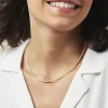 Collier Jayna Maille Palmier Or Jaune