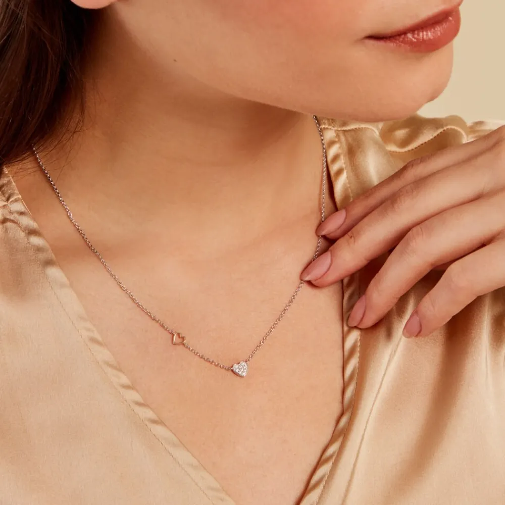 Collier Joia Or Jaune Argent Blanc Oxyde De Zirconium|Marc Orian Sale