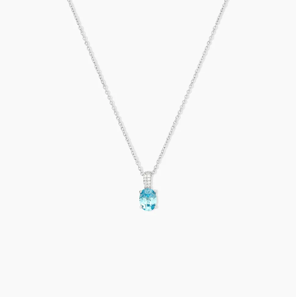 Collier Josefa Argent Blanc Oxyde De Zirconium