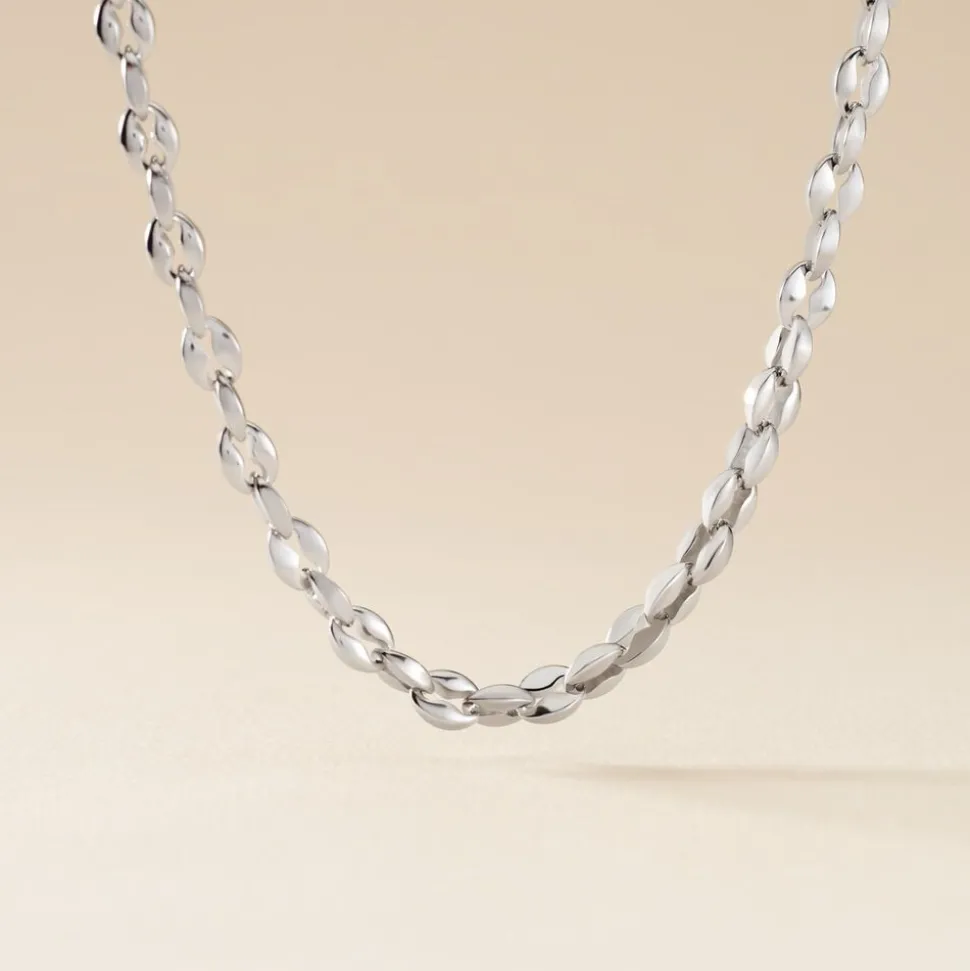 Collier Jourdan Homme Mikeno Acier Blanc