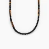 Collier Jourdan Jaycob Autres Noir Agate Quartz