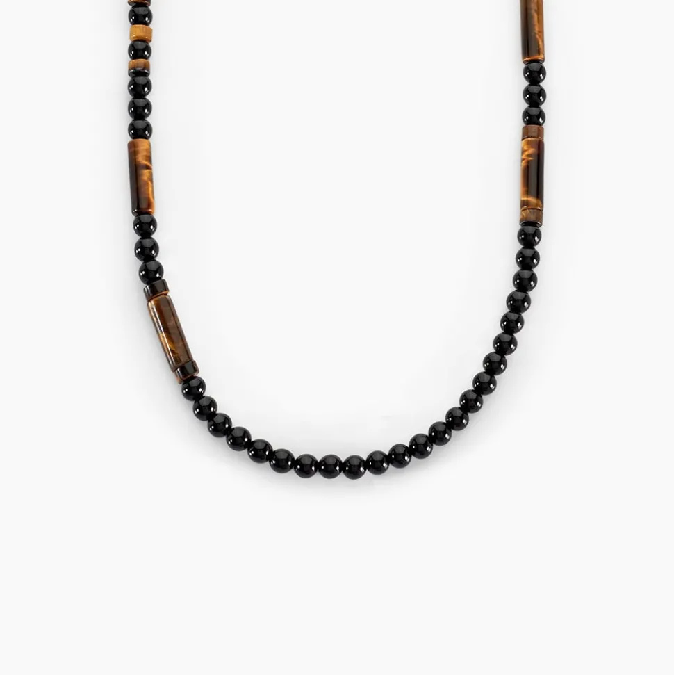 Collier Jourdan Jaycob Autres Noir Agate Quartz