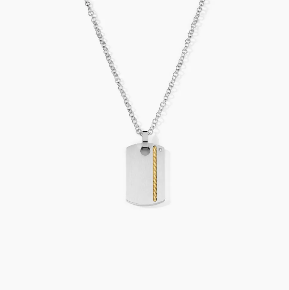 Collier Jourdan Nunko Acier Argenté