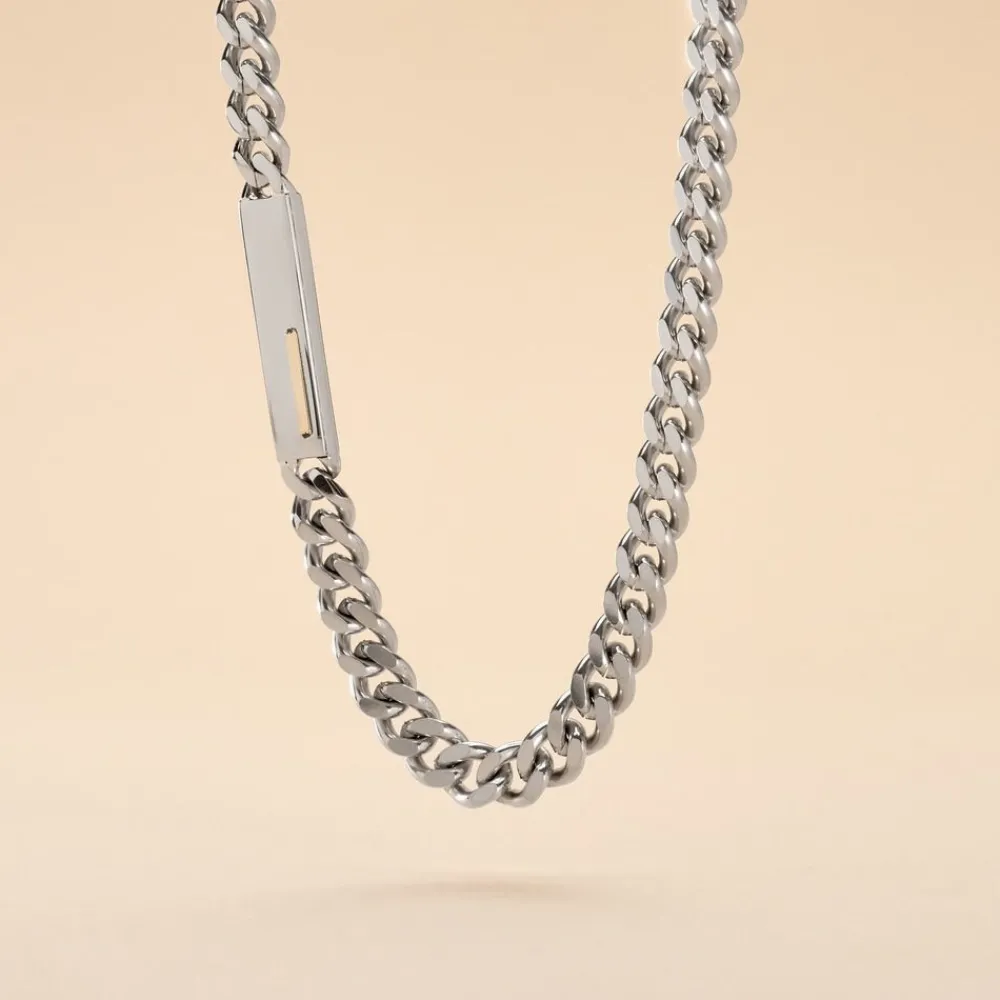 Collier Olympe Acier Blanc|JOURDAN New