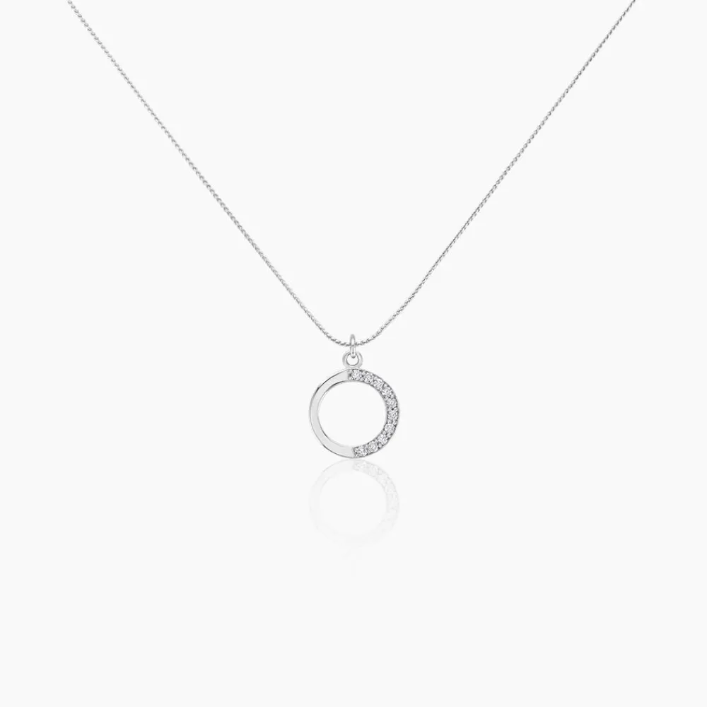 Collier Kéa Argent Blanc Oxyde De Zirconium|Marc Orian Discount