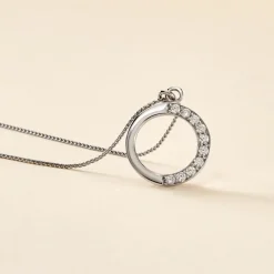 Collier Kéa Argent Blanc Oxyde De Zirconium|Marc Orian Discount