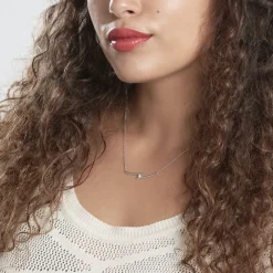 Collier Kane Argent Blanc Oxyde De Zirconium|Marc Orian