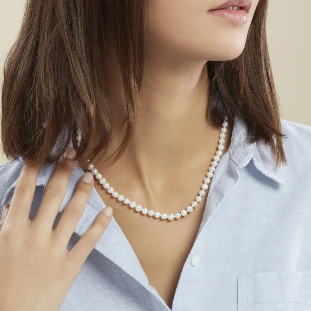 Collier Kanwal Or Jaune Perle De Culture|Marc Orian Online