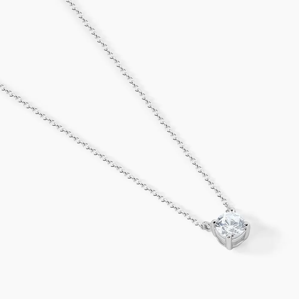 Collier Kariane Argent Blanc Oxyde De Zirconium|Marc Orian