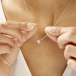 Collier Kariane Argent Blanc Oxyde De Zirconium|Marc Orian
