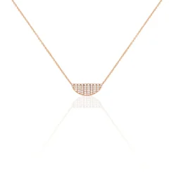 Collier Katia Argent Blanc Oxyde De Zirconium