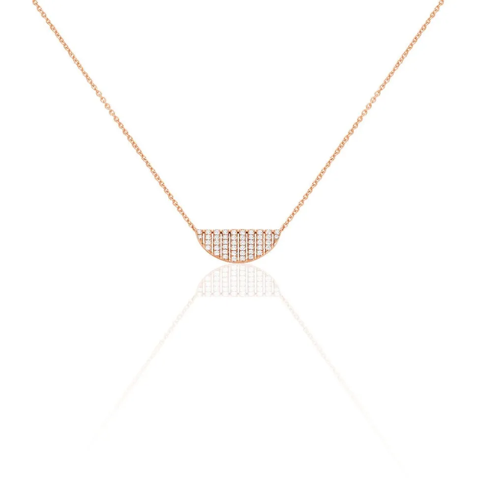 Collier Katia Argent Blanc Oxyde De Zirconium