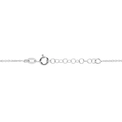 Collier Katy Argent Blanc