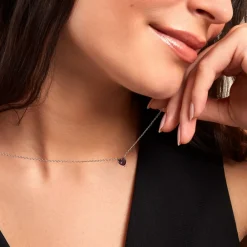 Collier Kelvyn Argent Blanc Oxyde De Zirconium|Marc Orian