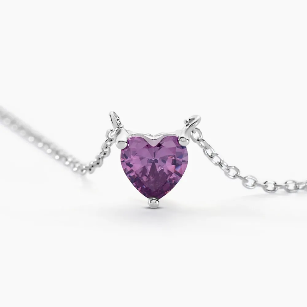 Collier Kelvyn Argent Blanc Oxyde De Zirconium|Marc Orian