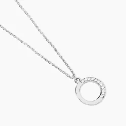 Collier Kleya Argent Blanc Oxyde De Zirconium|Marc Orian New