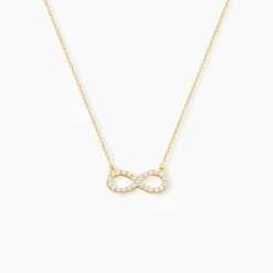 Collier Klothilda Or Jaune Oxyde De Zirconium