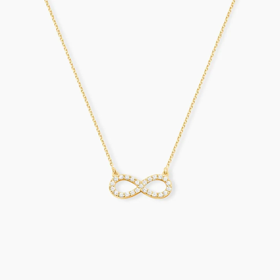 Collier Klothilda Or Jaune Oxyde De Zirconium